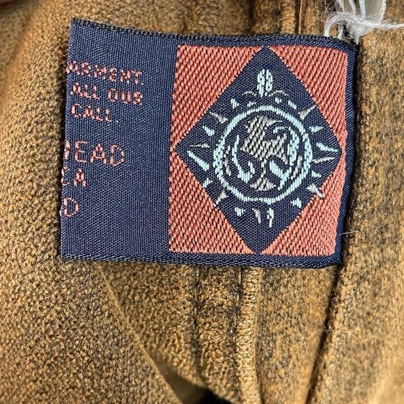 THE TERRITORY AHEAD Men’s Lined Barn Chore Jacket Coat Size Medium Brown READ - Picture 11 of 15